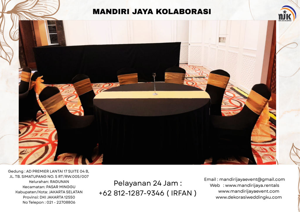 Rental Meja Bundar Jumbo d200cm Daerah Jakarta Selatan