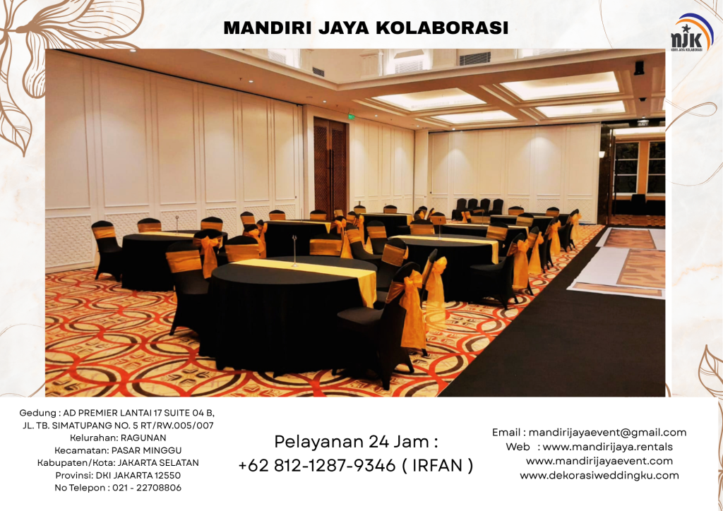 Rental Meja Bundar Jumbo d200cm Daerah Jakarta Selatan