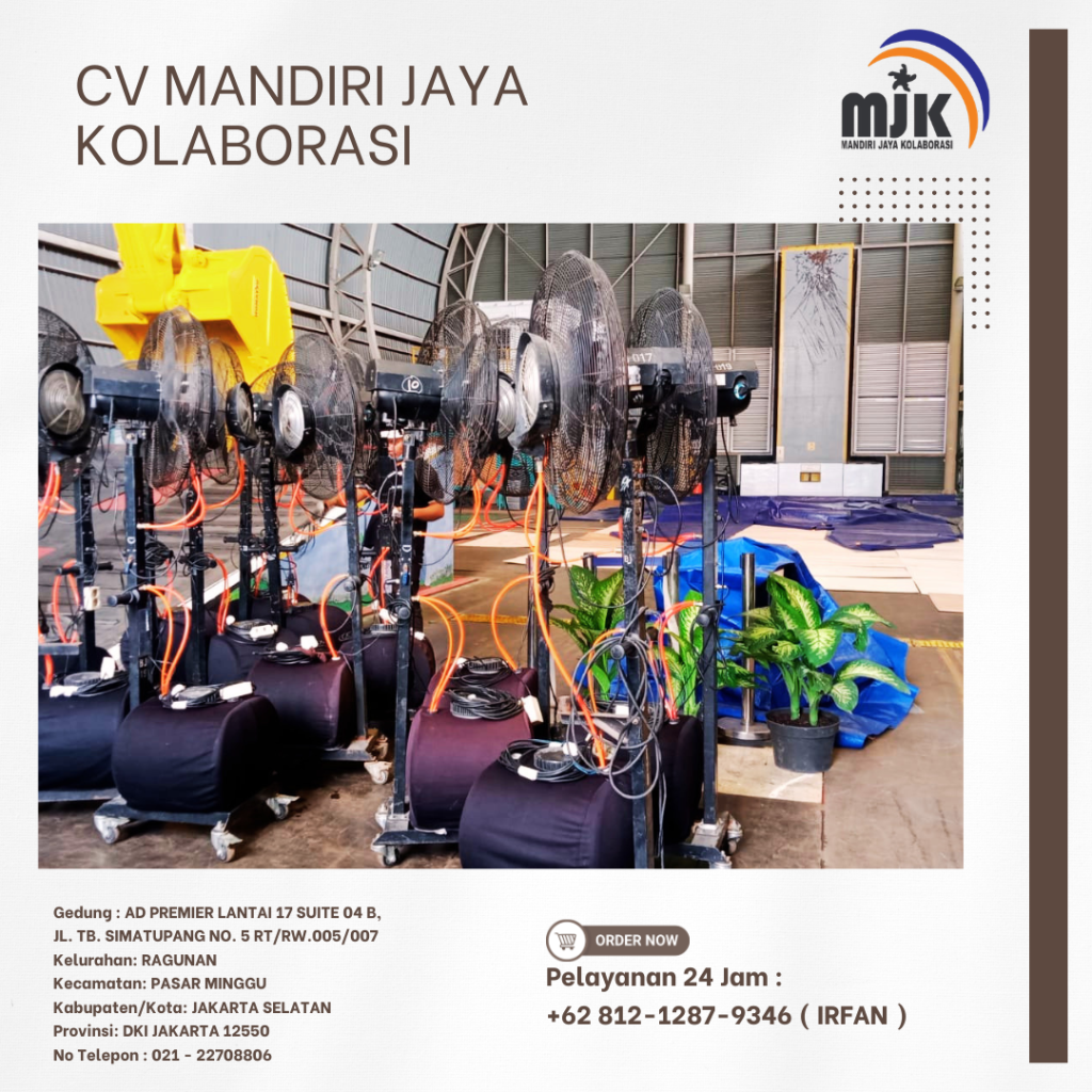 Rental Misty Fan Kipas Blower Uap Air Bogor