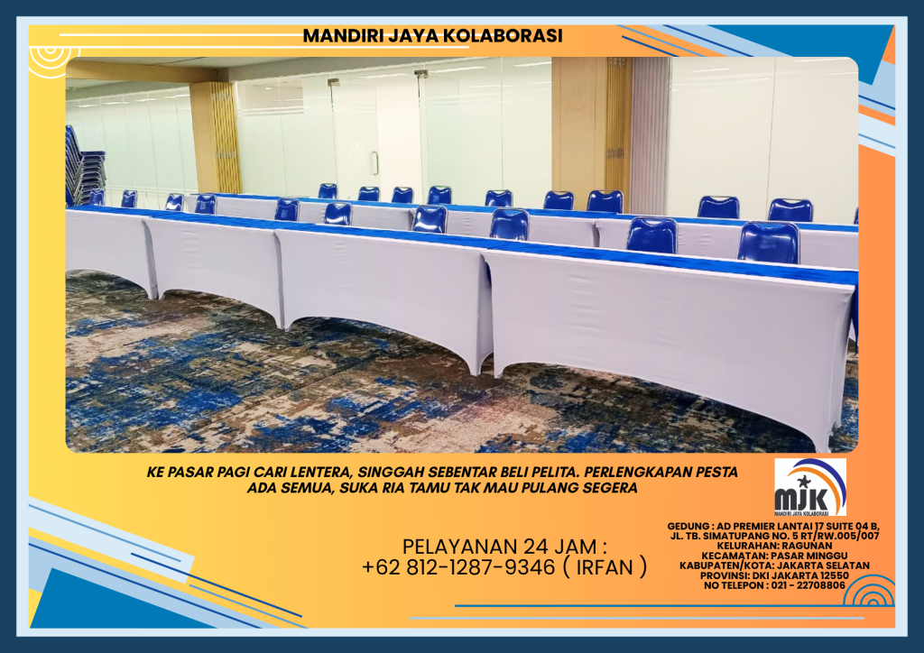 Jasa Sewa Meja IBM Dan Kursi SUSUN Aneka Cover Area Cikarang