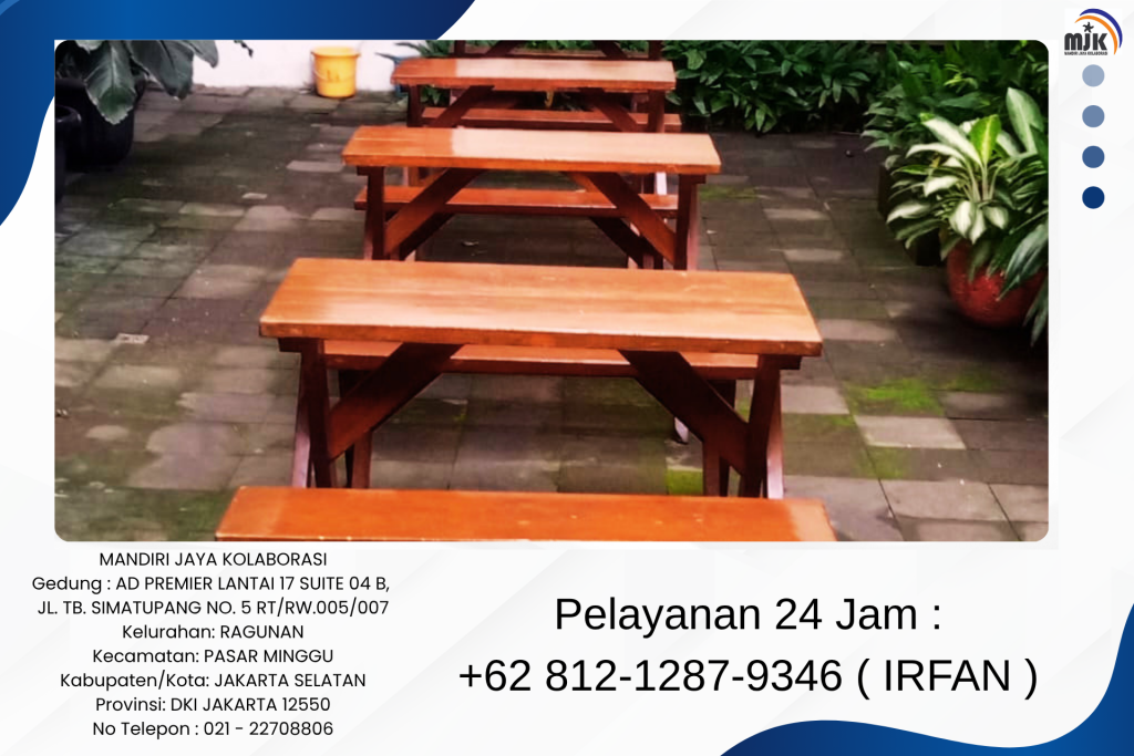 Jasa Sewa Meja Kursi Taman Beragam Ukuran Area Karawang
