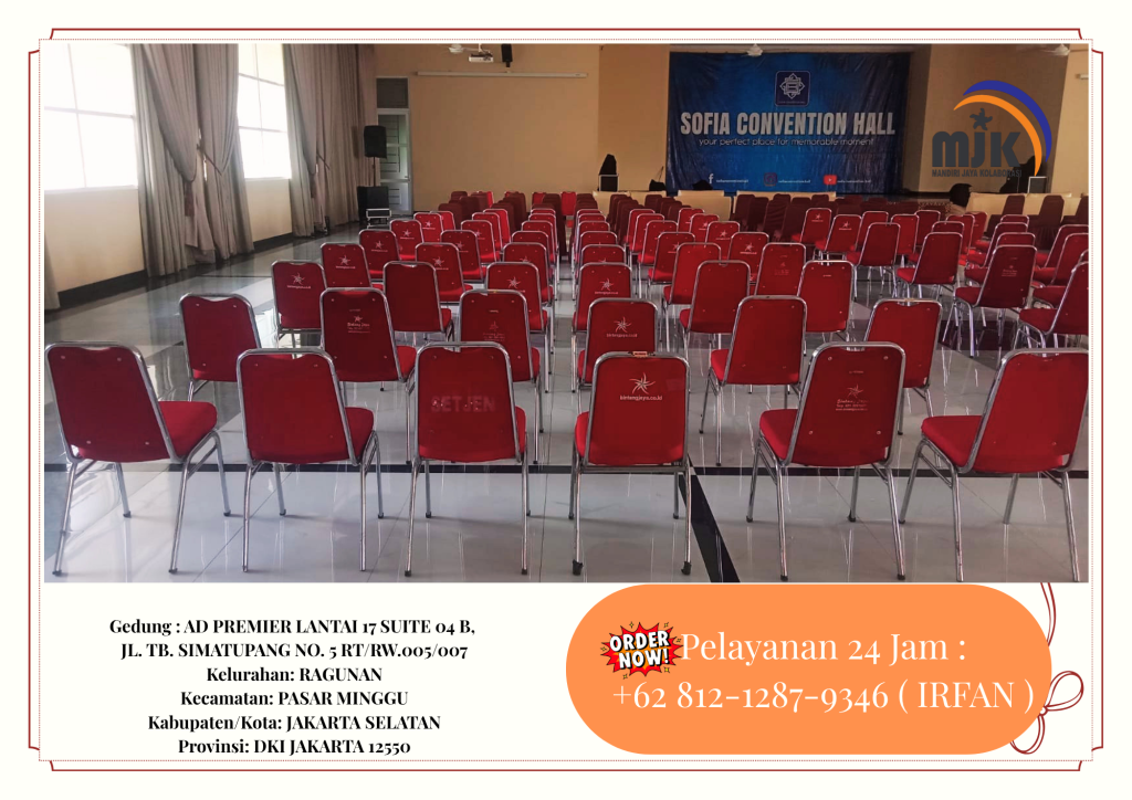 Rental Meja Ibm Dan Kursi Event Polos Merah Jakarta