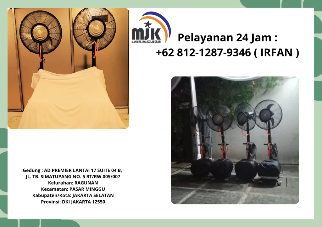 Rental Misty Fan Kipas Blower Uap Air Jakarta