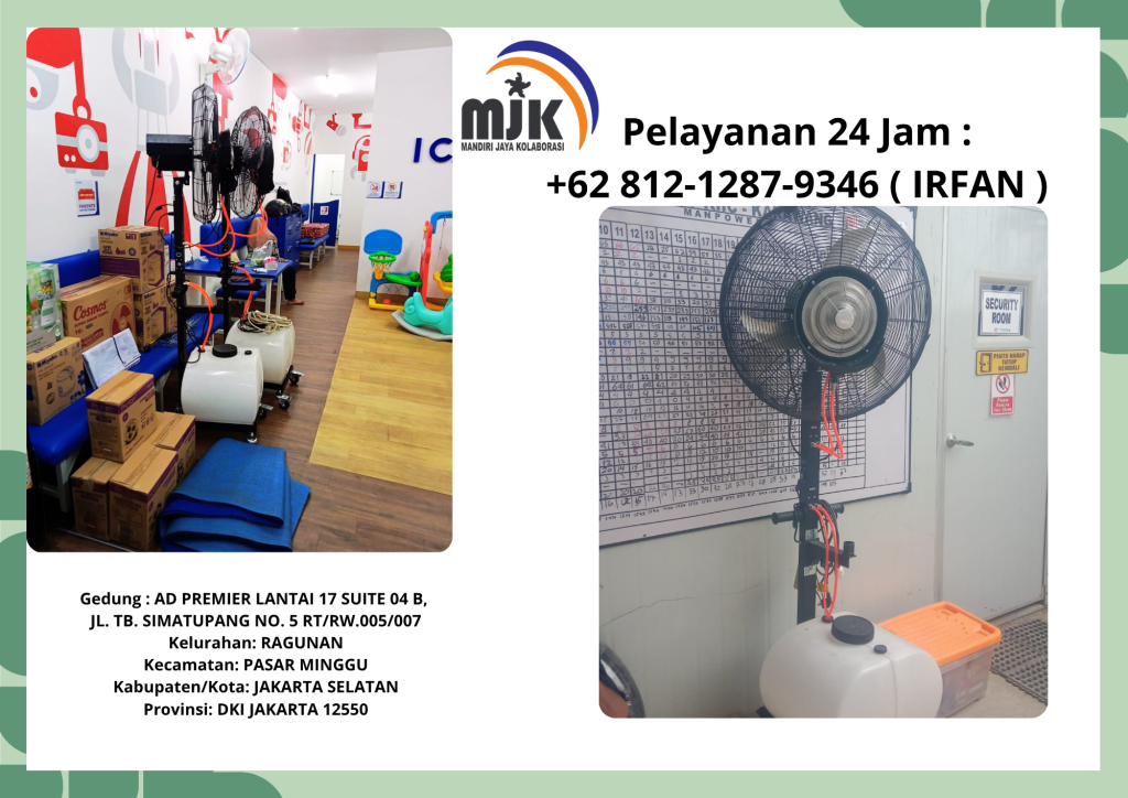 Rental Misty Fan Kipas Blower Uap Air Jakarta