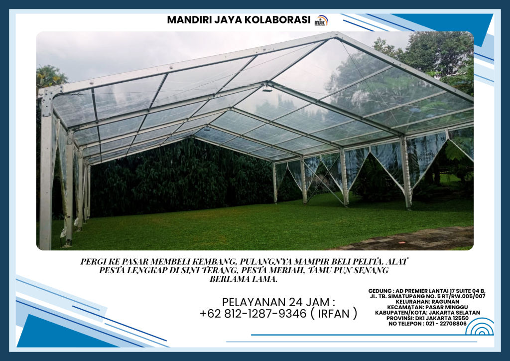 Rental Tenda Roder,Lampu Taman Hias Gantung Dan Flooring Jakarta
