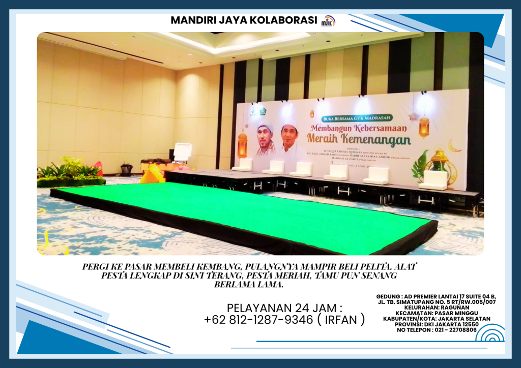 Rental Tenda Roder,Lampu Taman Hias Gantung Dan Flooring Jakarta
