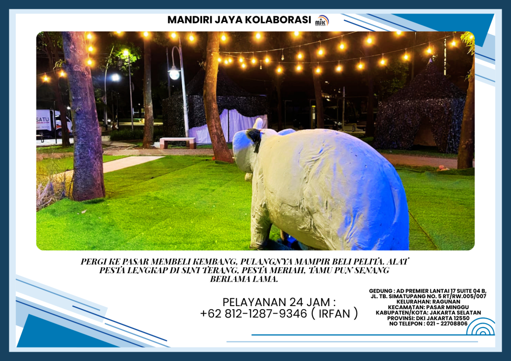 Rental Tenda Roder,Lampu Taman Hias Gantung Dan Flooring Jakarta