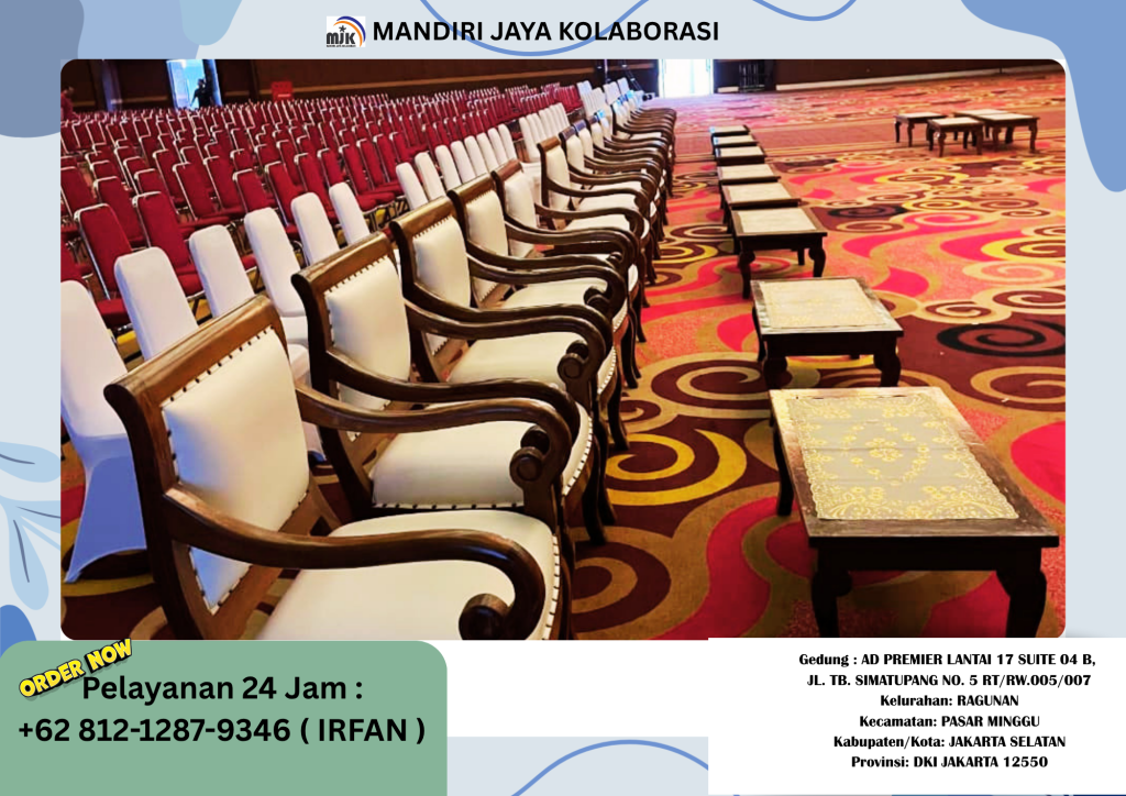 Rental arm chairs VIP Cikarang Bekasi
