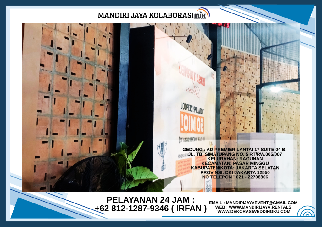 Sewa Backdrop Flexy Korea Area Jakarta Selatan
