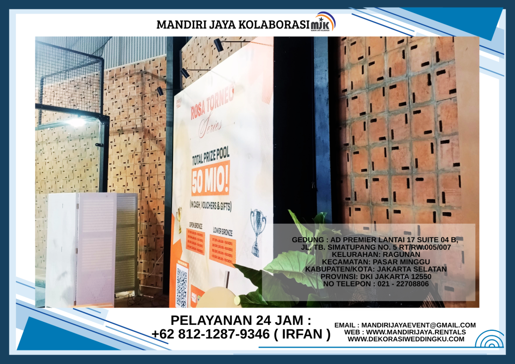 Sewa Backdrop Flexy Korea Area Jakarta Selatan
