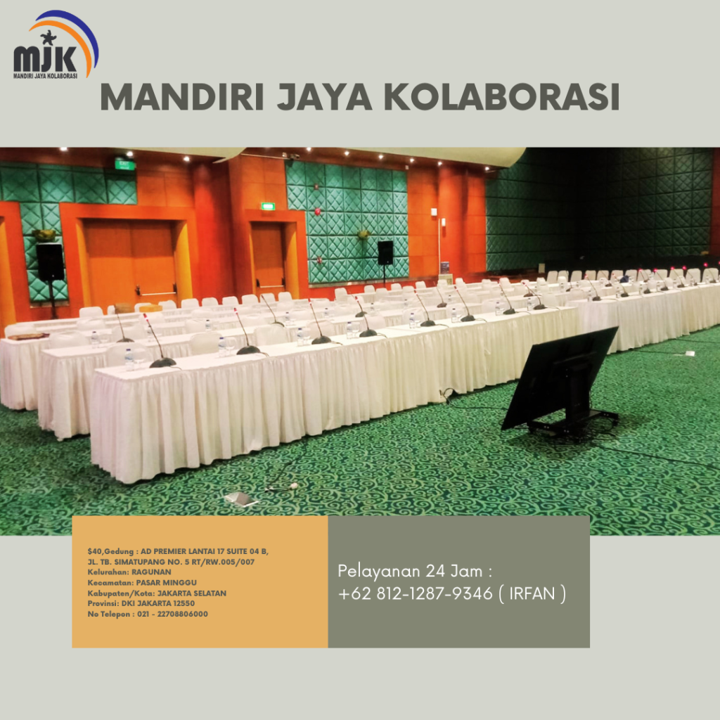Sewa Flooring Karpet Merah,Meja,Kursi Bekasi