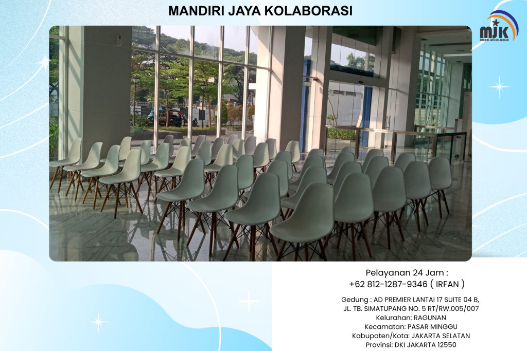 Sewa Kursi Scramble Putih,Sofa Studio Depok