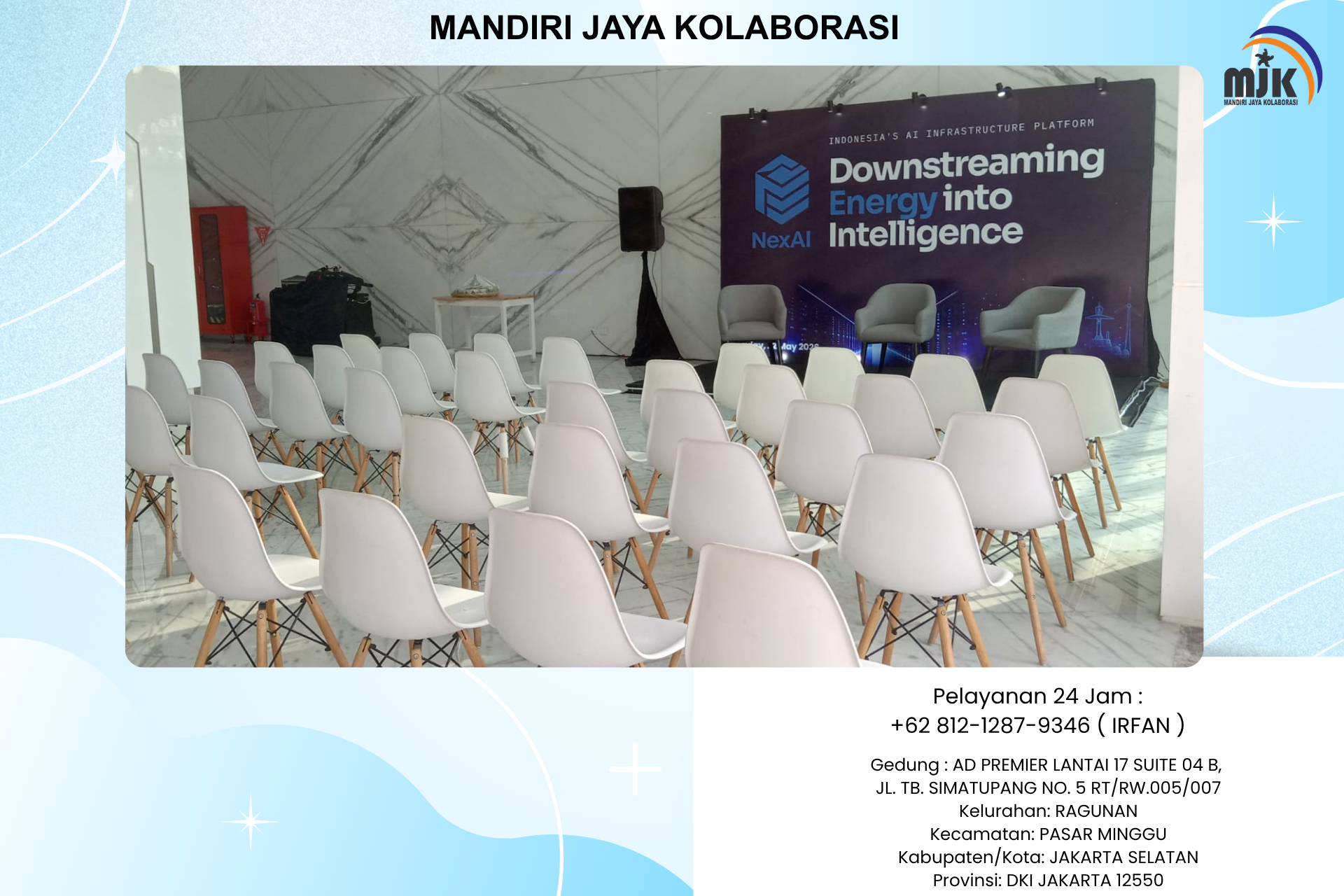 Sewa Kursi Scramble Putih,Sofa Studio Depok