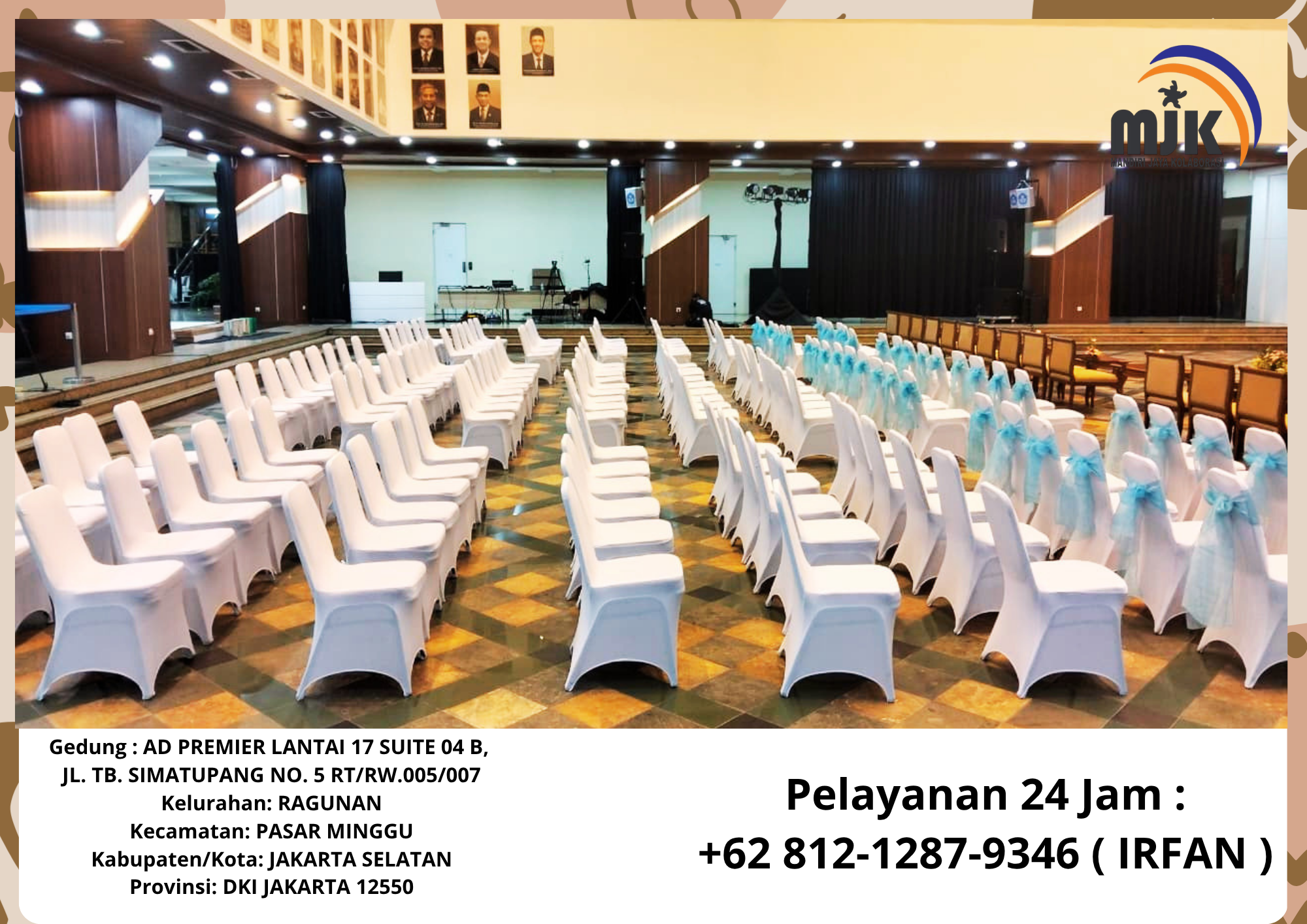 Sewa kursi,Meja,Panggung,tirai Jakarta