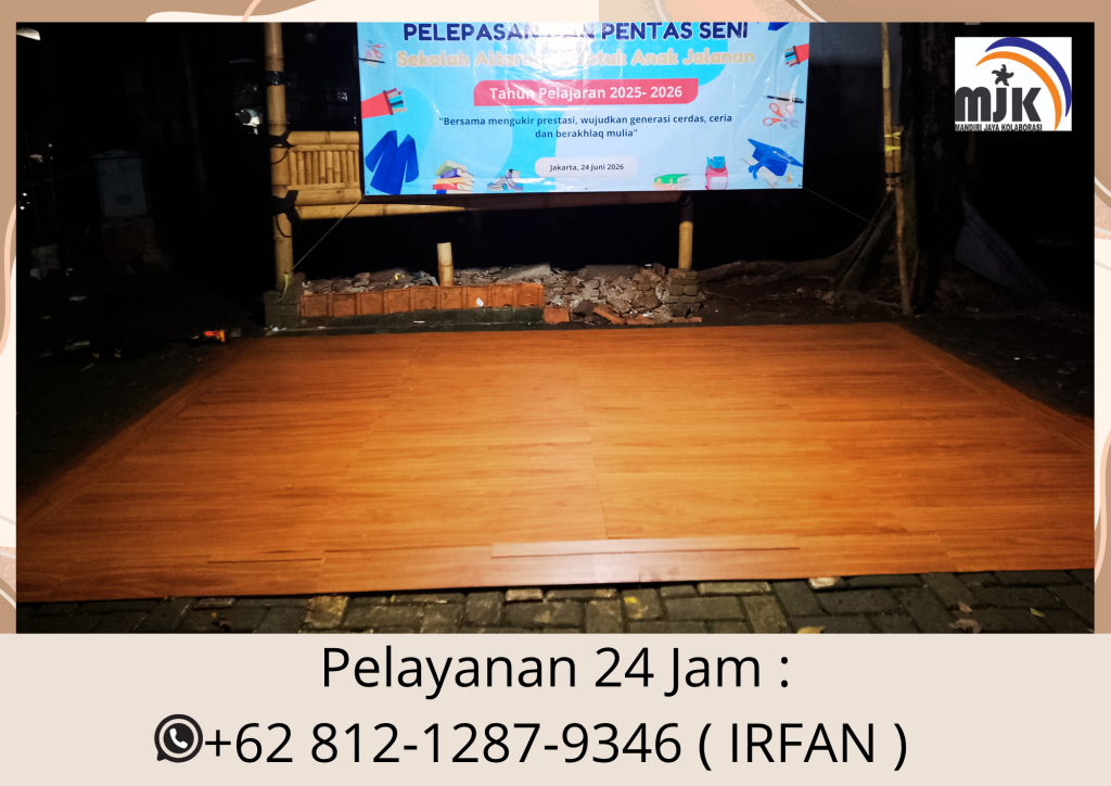 Jasa Sewa Dance Floor Vinyl Area Kuningan Jakarta