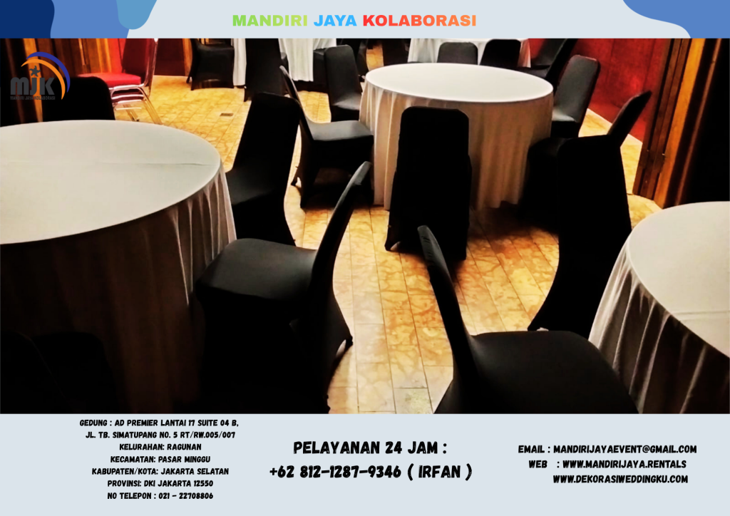 Rental Round Table Dan Kursi Event Area BSd Tangerang