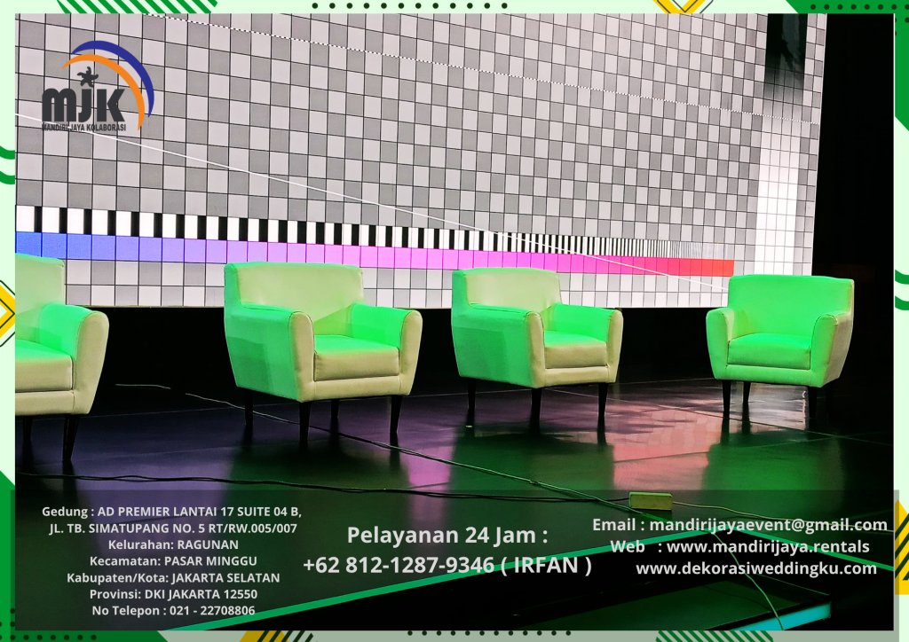 Sewa Arm Chairs,Sofa Skandinavia,Barstool Hitam,Meja VIP kayu Area Jakarta Selatan