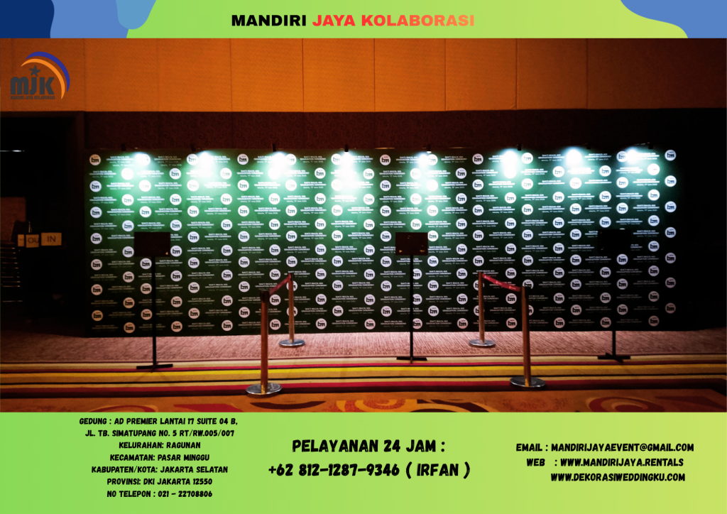 Sewa Backdrop Lampu Sportlight Area Taman Mini Jakarta