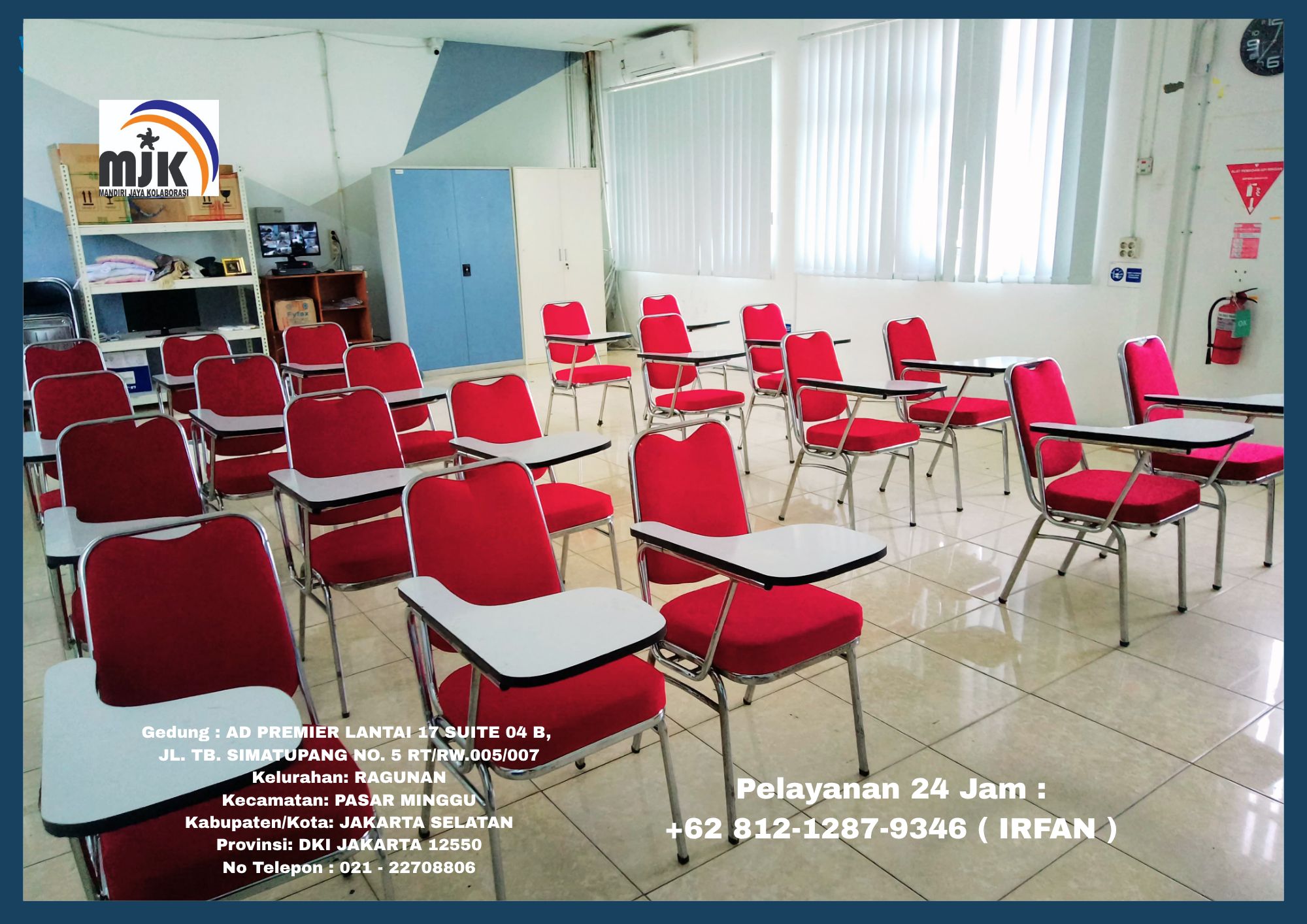 Sewa Kursi Test Futura Meja HPL Jakarta