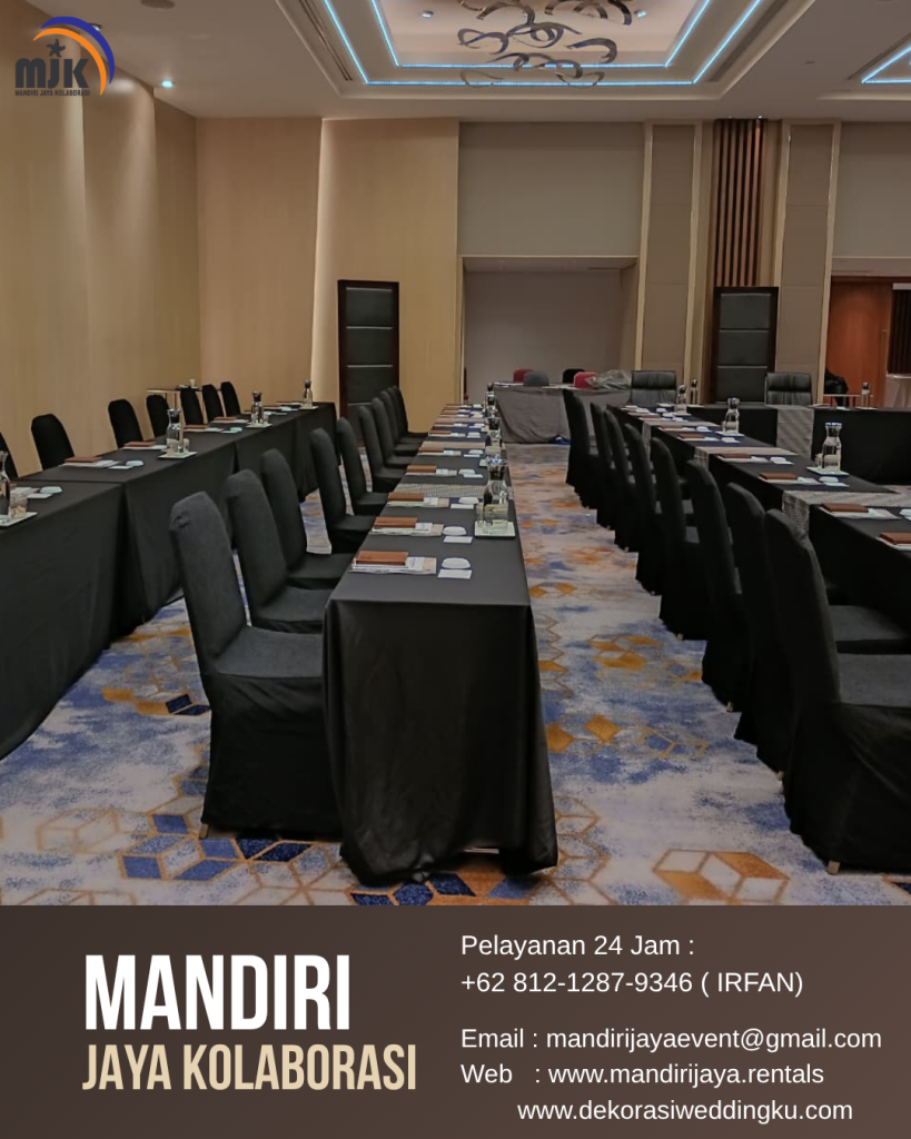 Sewa Meja Kotak,Kursi Event,Tiang Bendera Area Jakarta
