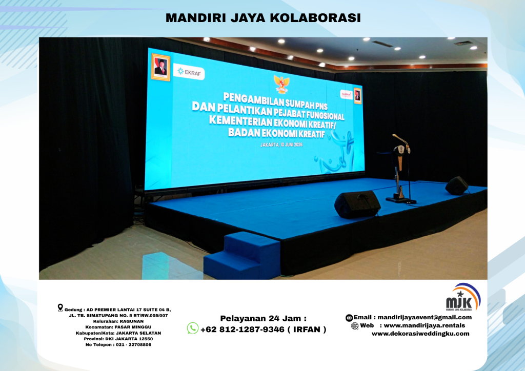 Sewa Panggung, Tirai, Podium VIP Jakarta
