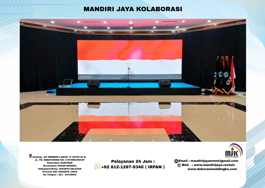 Sewa Panggung, Tirai, Podium VIP Jakarta