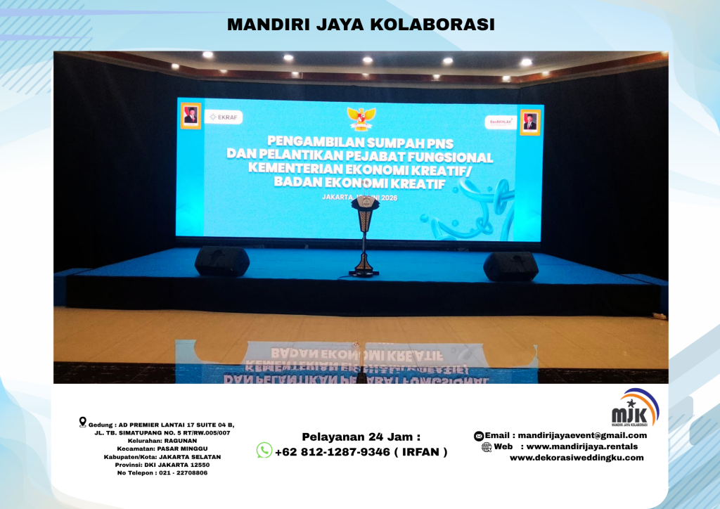 Sewa Panggung, Tirai, Podium VIP Jakarta