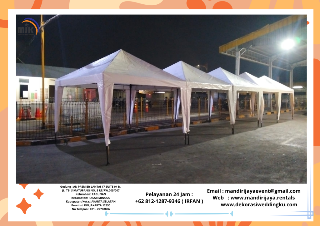 Sewa Tenda Cafe,Tenda Bazar Putih Depok