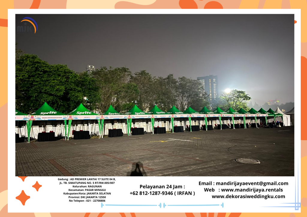 Sewa Tenda Cafe,Tenda Bazar Putih Depok