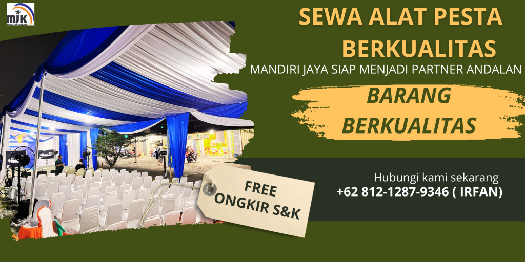 Sewa Tenda Serut,Tiang Antrian Stainless Depok