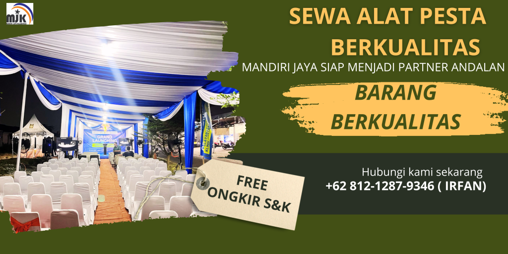 Sewa Tenda Serut,Tiang Antrian Stainless Depok