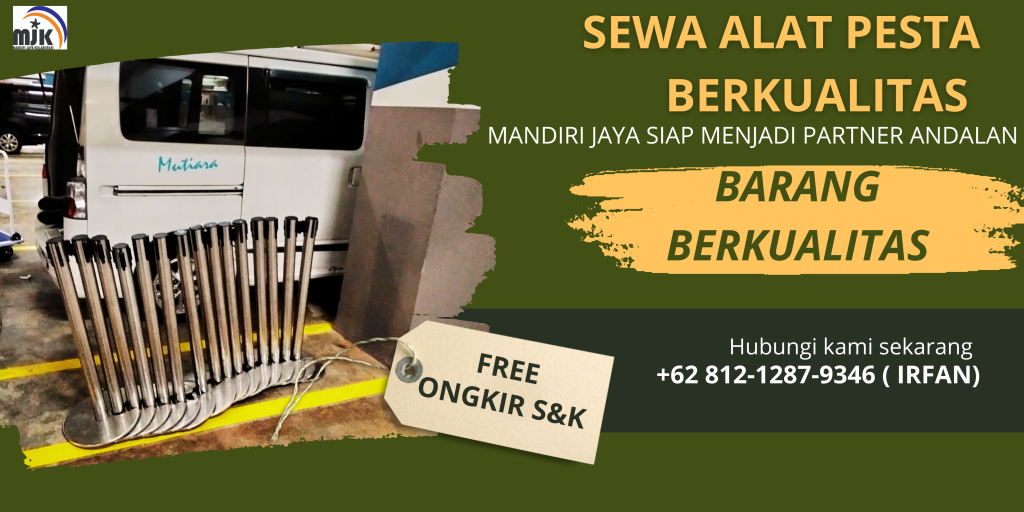 Sewa Tenda Serut,Tiang Antrian Stainless Depok