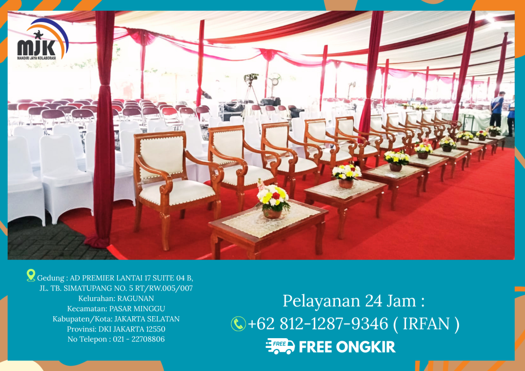 Rental Tenda Arm Chairs VIP Bogor