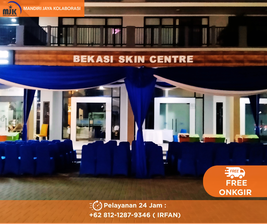 Rental Tenda Plafon Poni biru Jakarta