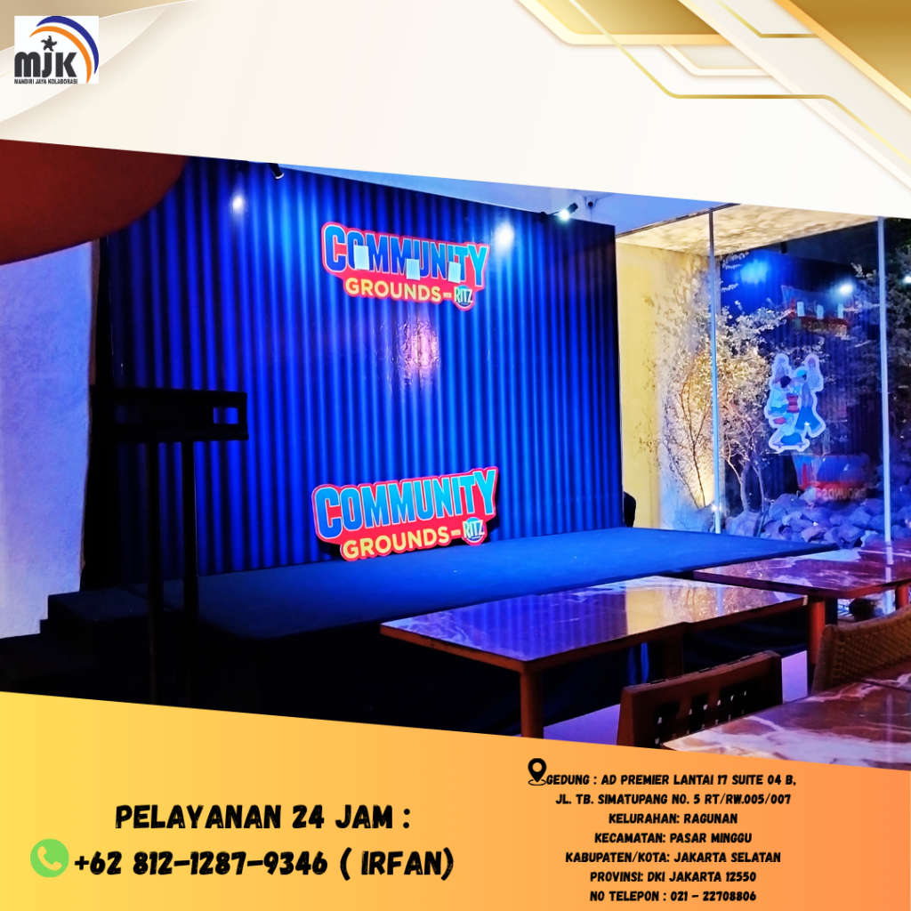 Sewa Backdrop Dan Panggung Area Menteng Jaksel
