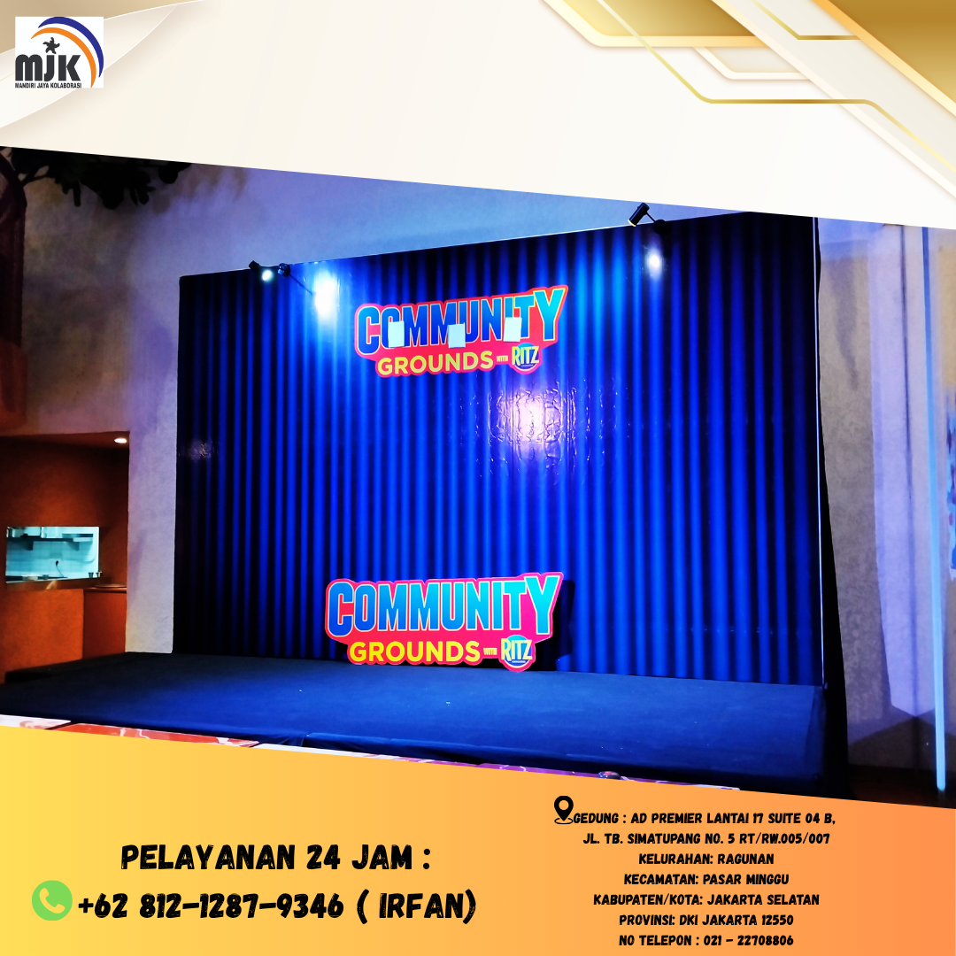 Sewa Backdrop Dan Panggung Area Menteng Jaksel