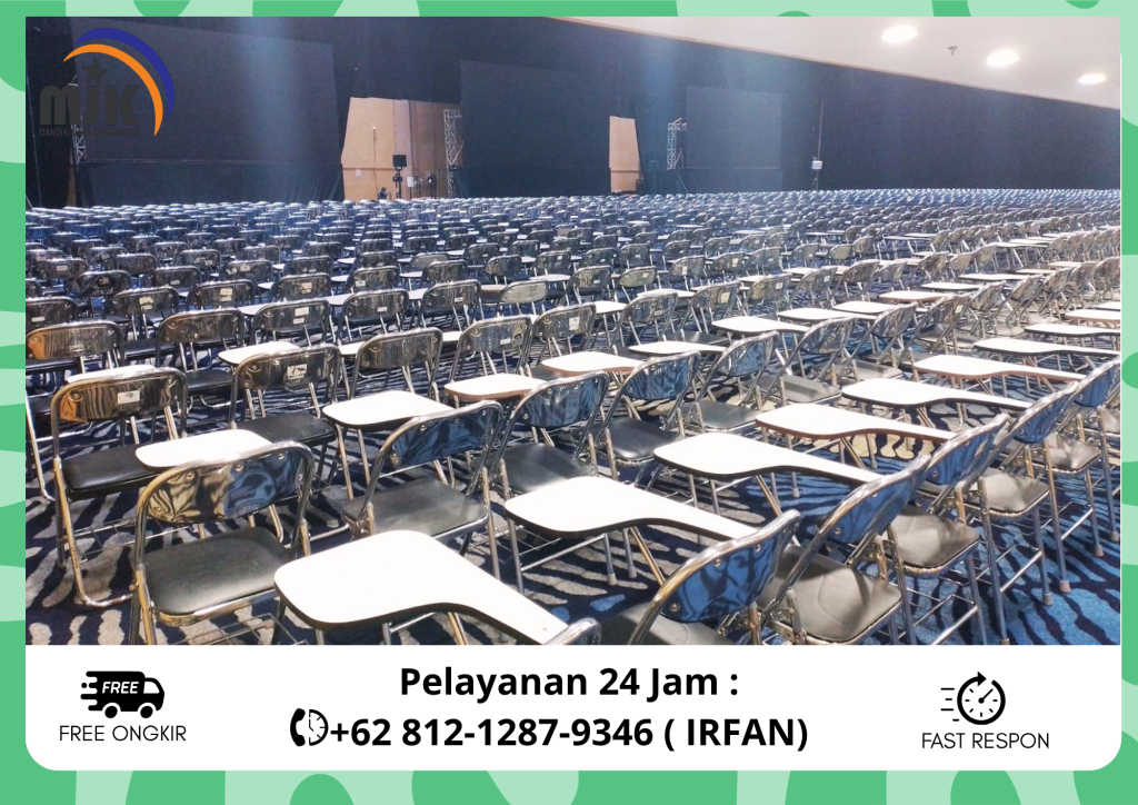 Sewa Bangku Test Dan Kursi Stainless Lipat Kuliah Jakarta