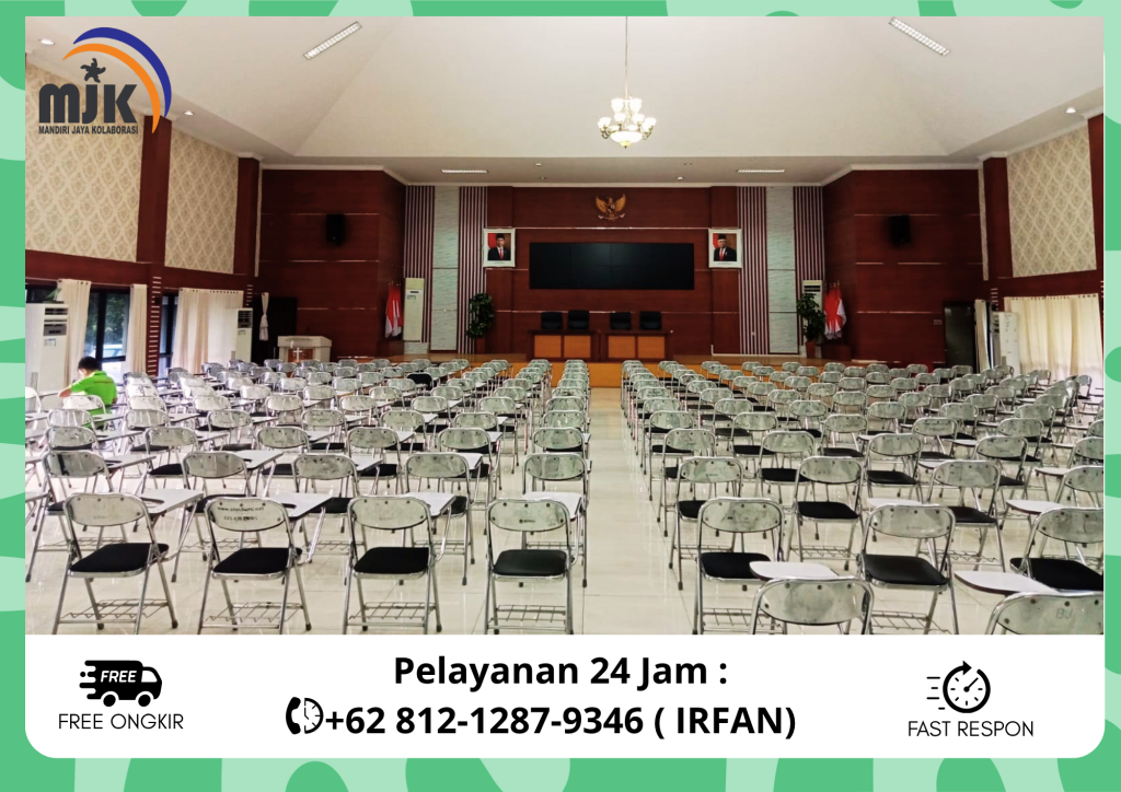 Sewa Bangku Test Dan Kursi Stainless Lipat Kuliah Jakarta