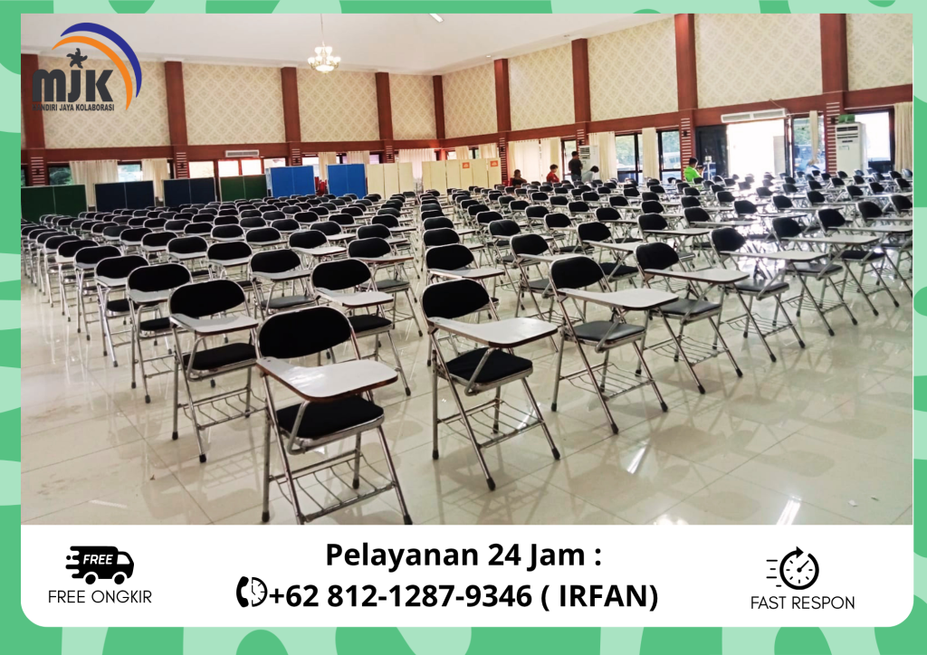 Sewa Bangku Test Dan Kursi Stainless Lipat Kuliah Jakarta