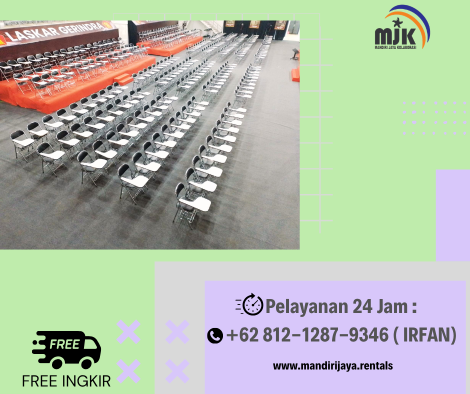 SEWA KURSI KULIAH STAINLESS AREA JAKARTA PUSAT