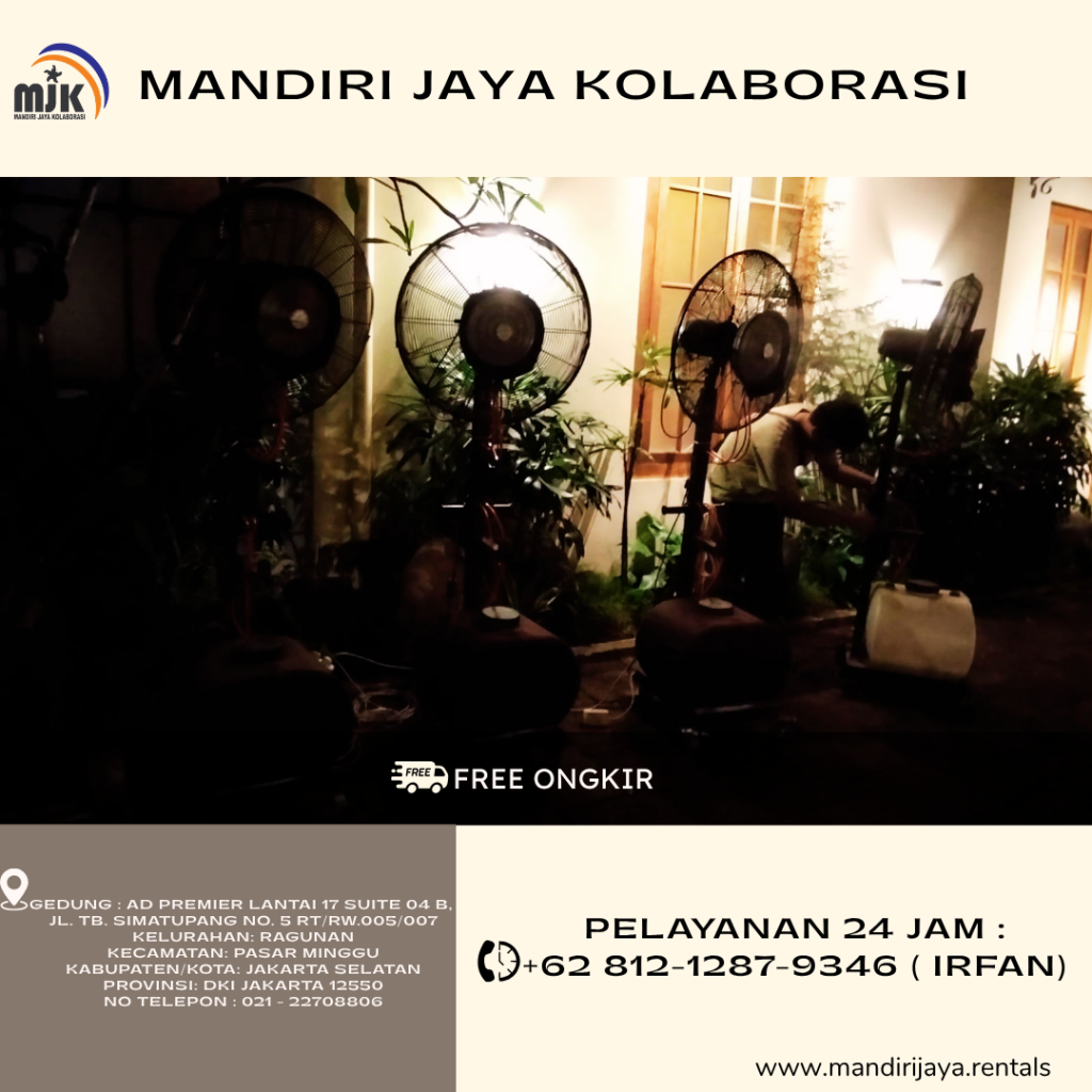 Sewa Misty Fan Hemat Daya Bogor