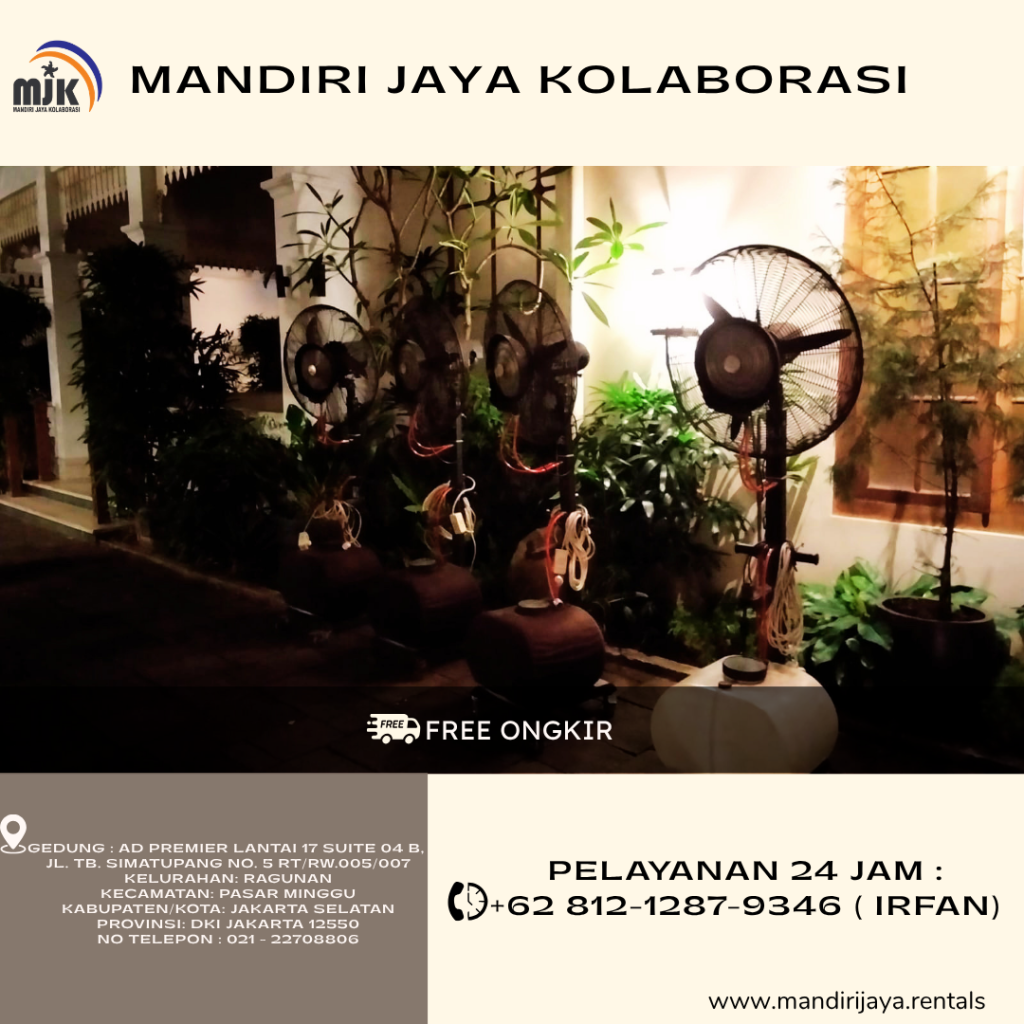 Sewa Misty Fan Hemat Daya Bogor