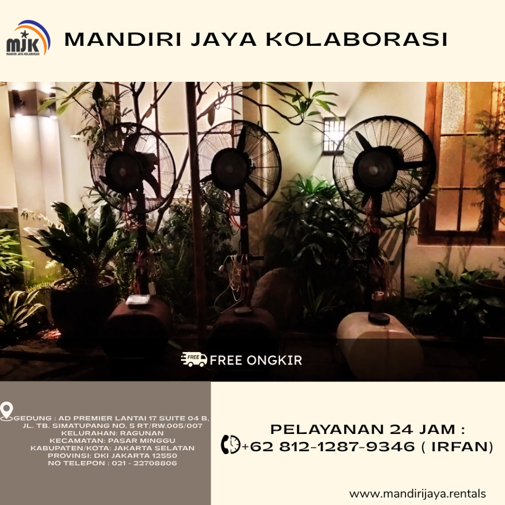 Sewa Misty Fan Hemat Daya Bogor