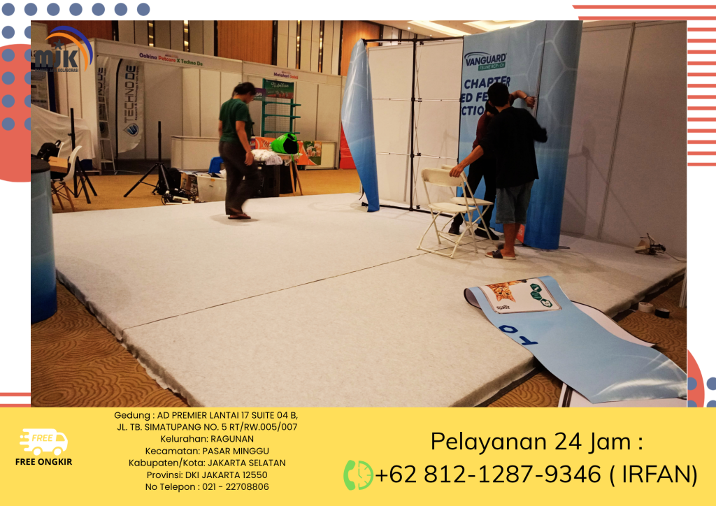Rental Flooring Cover Karpet Mega Mall Bekasi