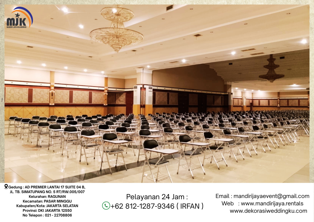 Rental Kursi Kuliah Lipat Stainless Bekasi