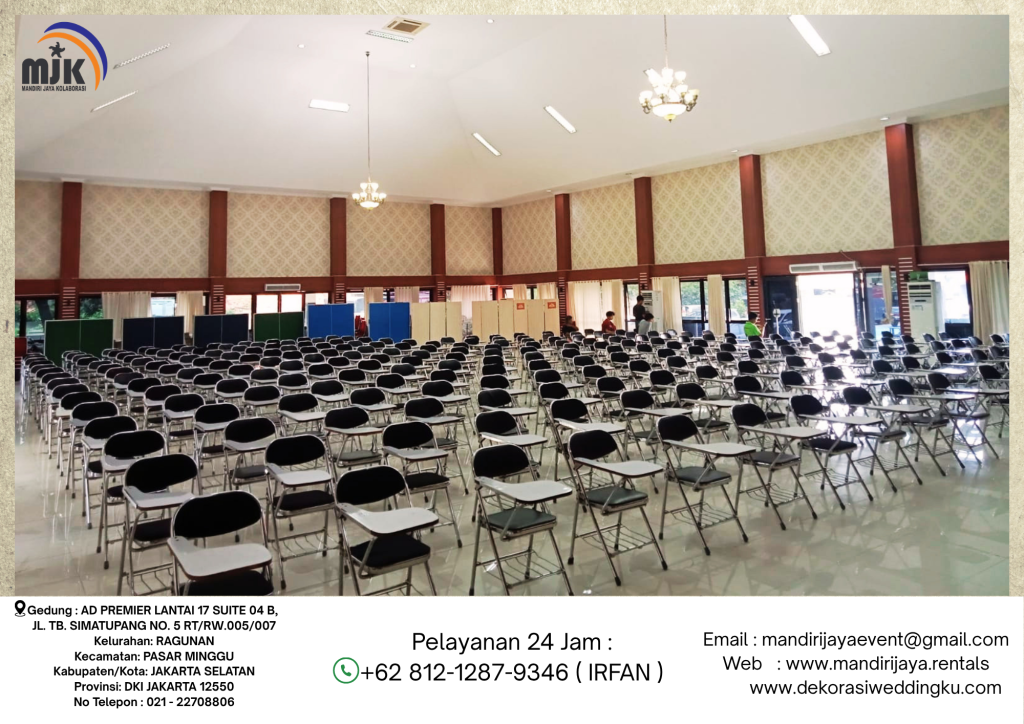 Rental Kursi Kuliah Lipat Stainless Bekasi