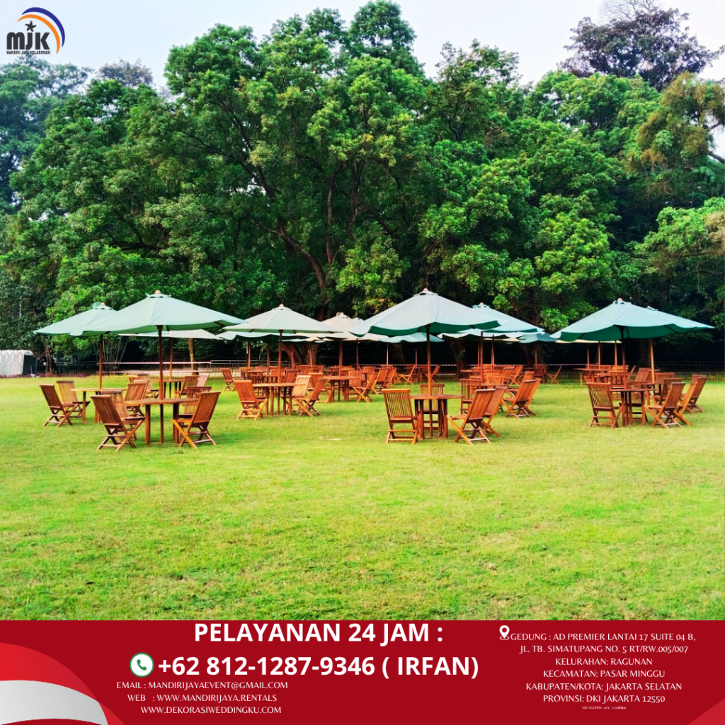 Rental Meja,Kursi,Tenda Parasol Event Istana Negara Bogor