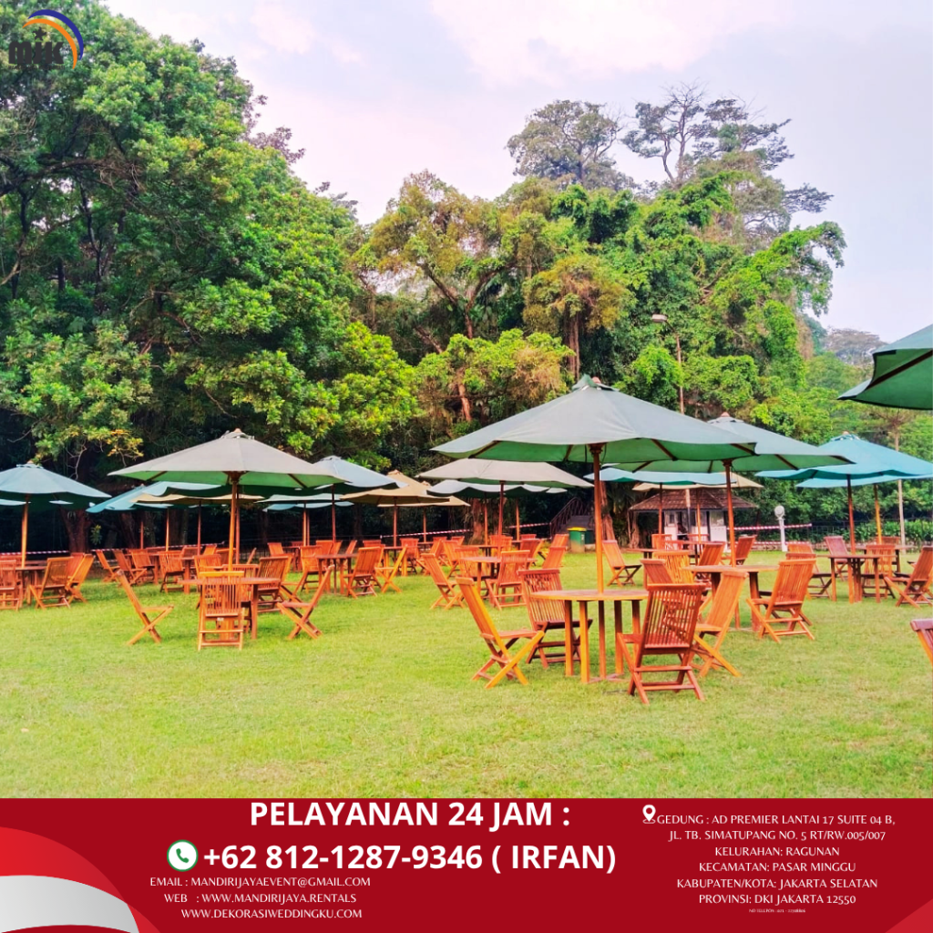 Rental Meja,Kursi,Tenda Parasol Event Istana Negara Bogor