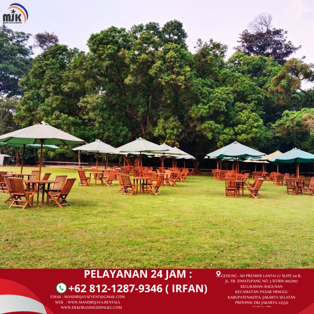 Rental Meja,Kursi,Tenda Parasol Event Istana Negara Bogor