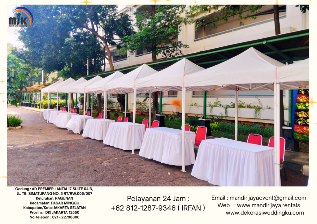 Rental Sofa Dan Tenda Bazar Putih Bekasi